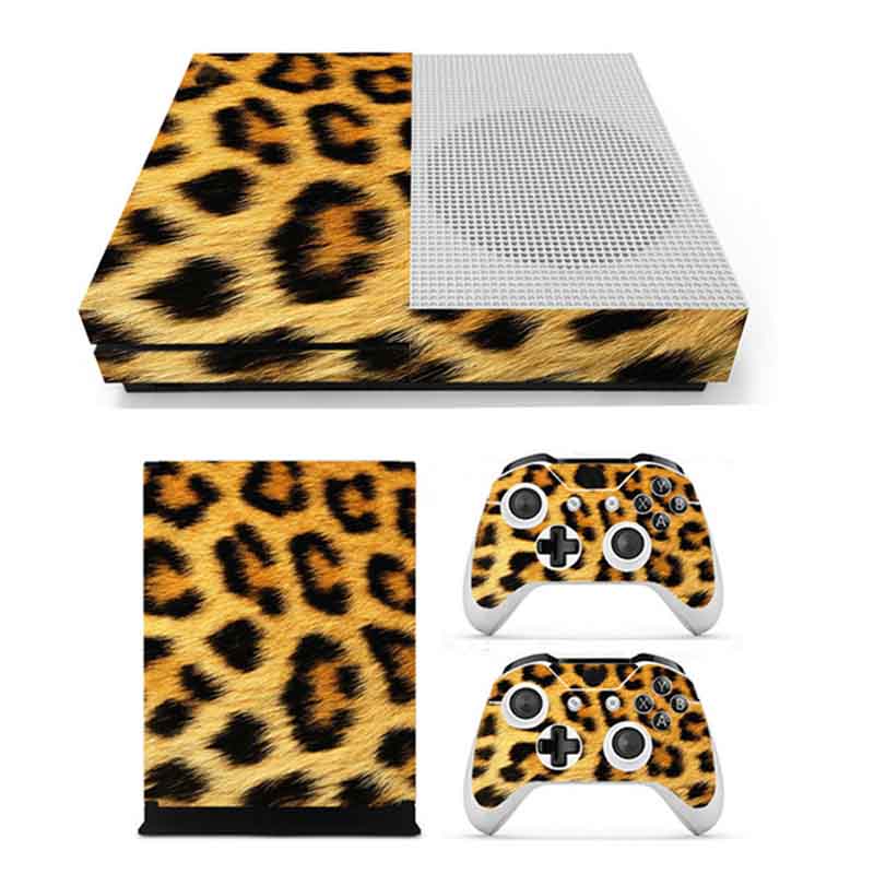 3D Leopard Host Body Paste Two Handle Paste Sticker Skin for Xbox one 5