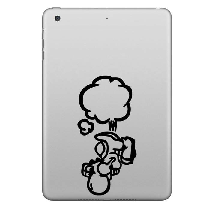 Hat Prince Farting Decorative Decal Removable Bubble Free Self-adhesive Sticker For iPad 7.9 Inch 3