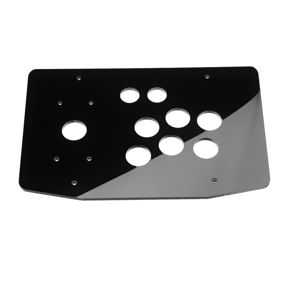 DIY Clear Black Acrylic Panel Case Sturdy Construction for Arcade Joystick Game Controller 15