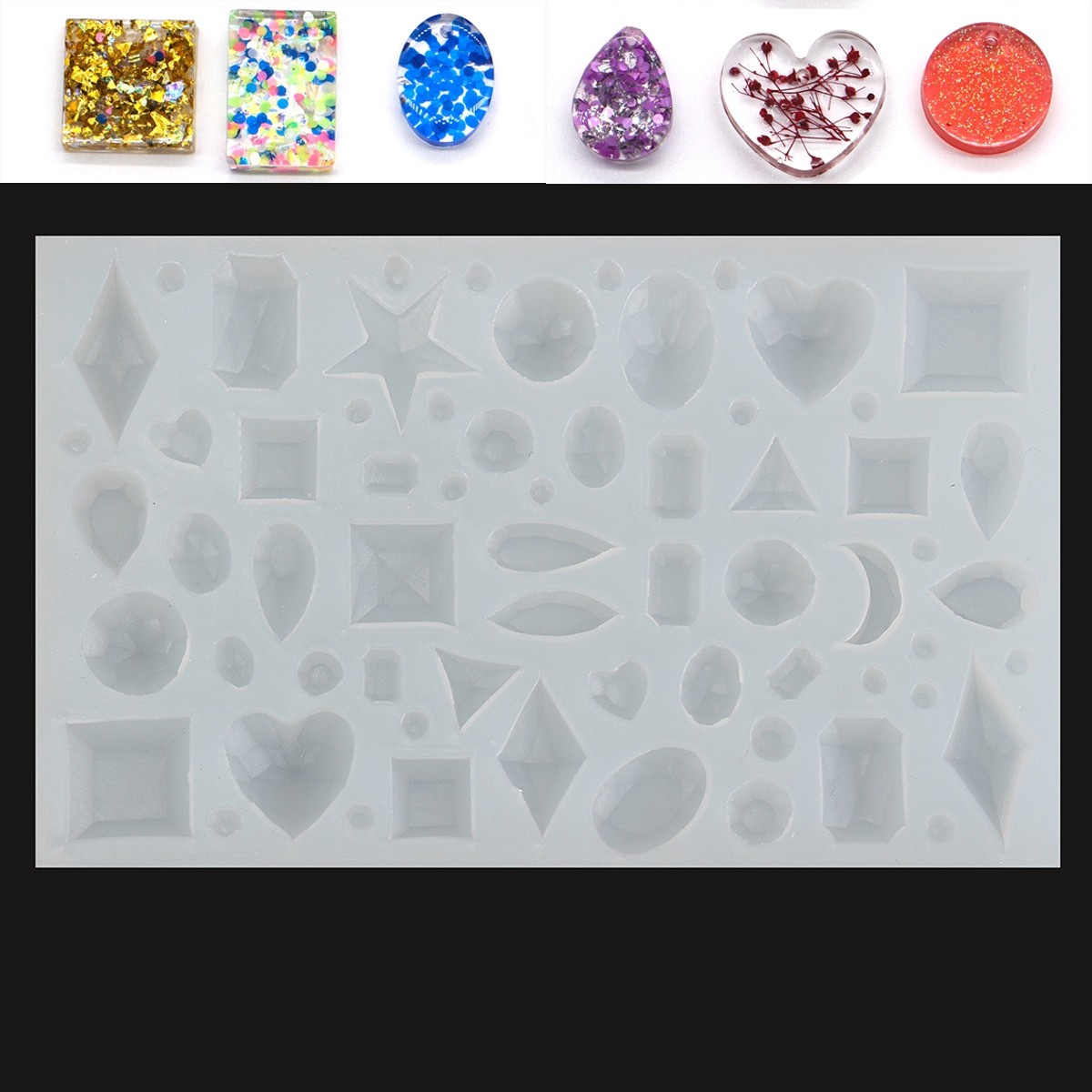 Silicone Mold DIY Pendant Craft Mould Decoration Design Gift Jewelry Tools