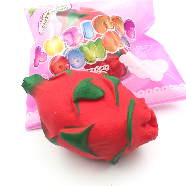 

SanQi Elan Squishy Pitaya Dragon Fruit Tropical Slow Rising Original Packaging Collection Decor Toy