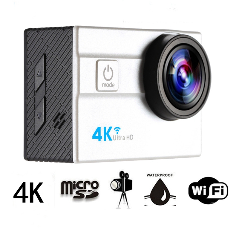 

HDKing Q5H-1 25mm 173° Ultra-wide Lens Mini 4K Sports Camera WiFi Ultra HD 30M Waterproof Action Camera 2.0inch LCD Screen Sports DV Video Camcorder 25fps 64GB