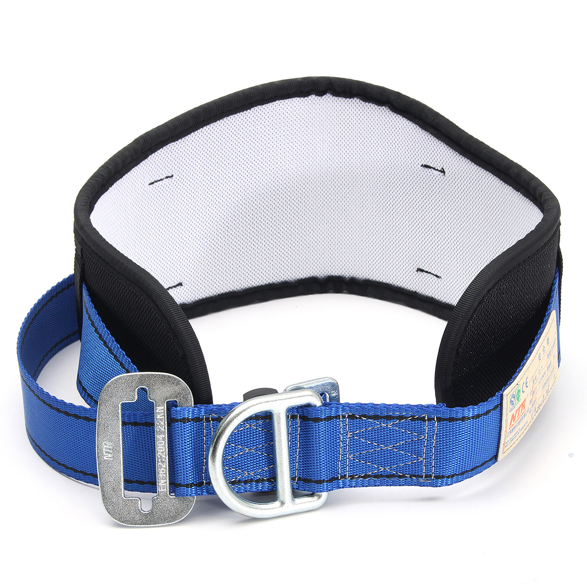 

Safety Rock Climbing Waist Belt Strap Fall Protection Harness Equipment With 2 D-Ring Gear