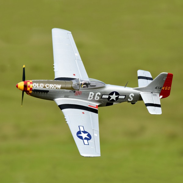 [US EU Direct] Eleven Hobby P-51D Mustang Old Crow 1100mm PNP