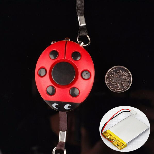 Beatles Portable Mini Speaker Defense Personal Alarm Key Chain With LED Flashlight For Women 17