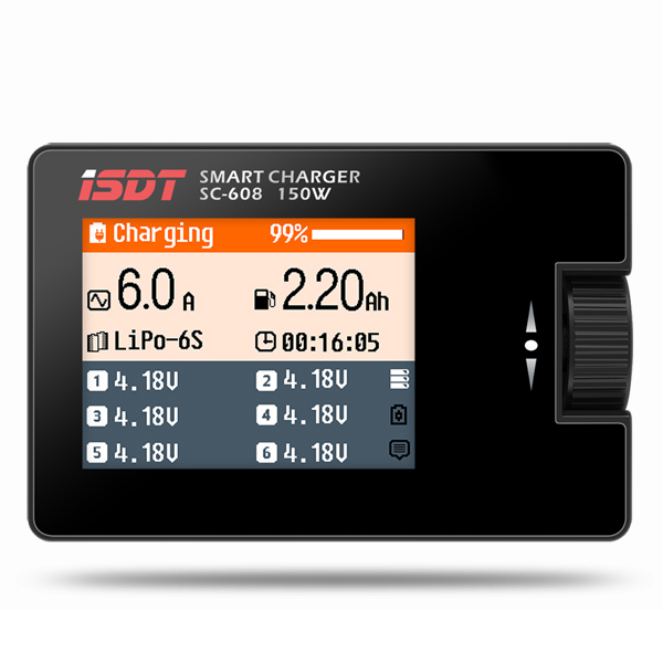 iSDT SC-608 150W 8A Smart LCD Battery Balance Charger