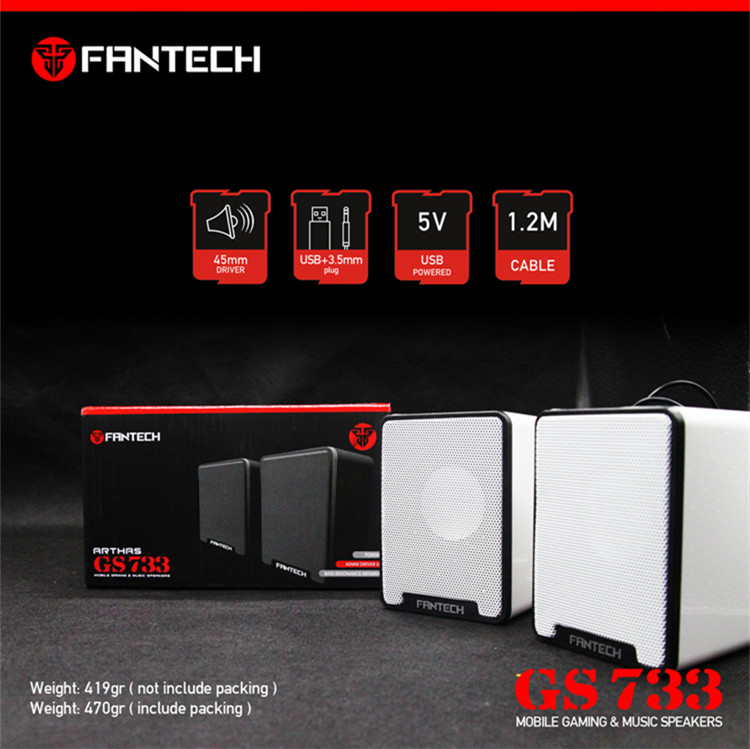Fantech GS733 USB Wired Subwoofer Speaker Portable Sound Box 9