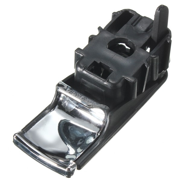 Chrome Glove Box Lock Lid Handle With Hole Dark Grey For Audi A4 8E B6 B7