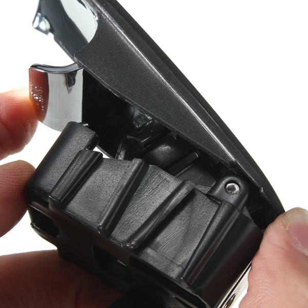 Chrome Glove Box Lock Lid Handle With Hole Dark Grey For Audi A4 8E B6 B7