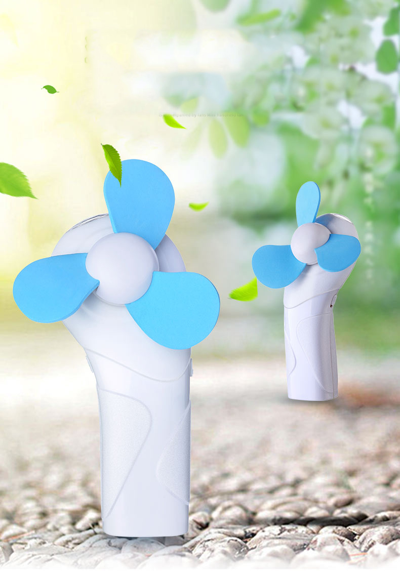 Summer Mini Cooling Fan Outdoor Camping Portable Hand-held Cool Fan with LED Light 42