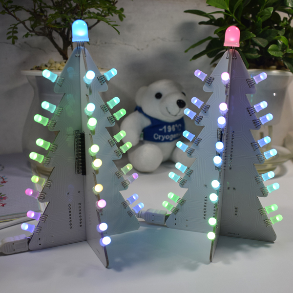 Geekcreit® DIY Light Control Full Color LED Big Size Christmas Tree Tower Kit 62