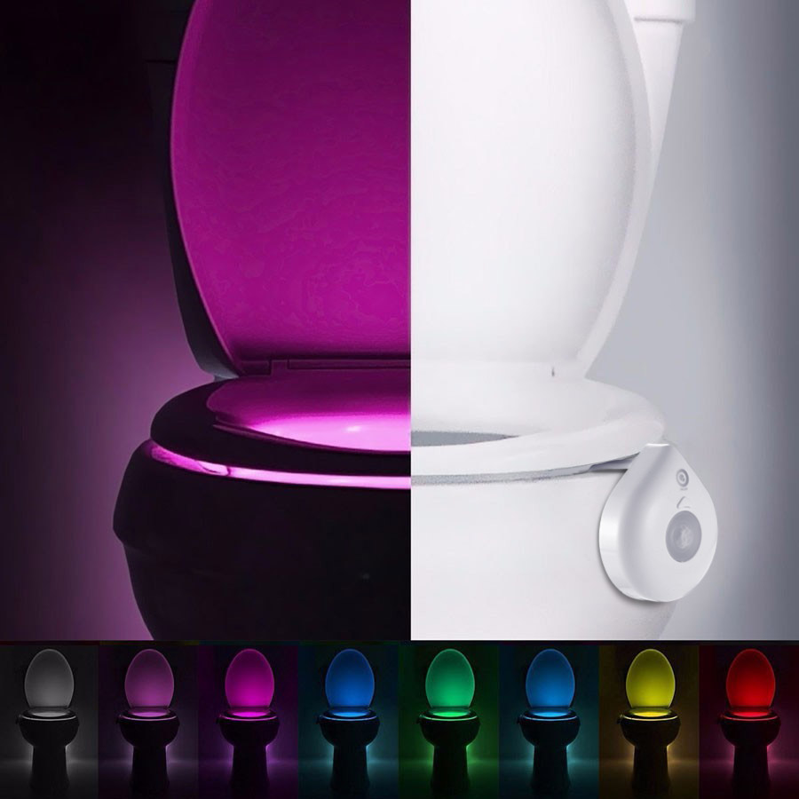 Digoo DG-TL250 Sensor Detection 8 Color LED Toilet Night Light