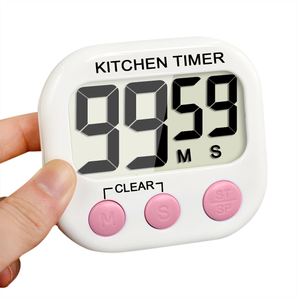 EIVOTOR HX103-2 LCD Electronic Timer Digital Timers Kitchen Timer Reminder 16