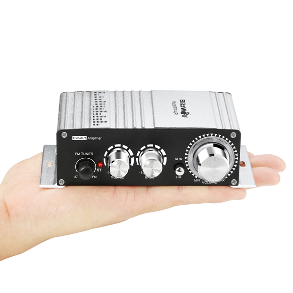 BlitzWolf® BW-AP1 Hi-Fi Audio Stereo Digital Car Amplifier FM