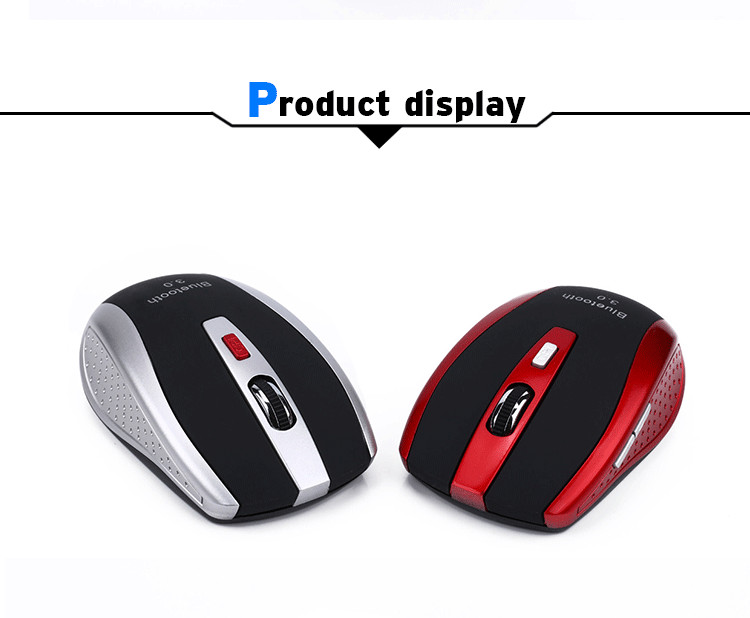 2400DPI Adjustable 6 Buttons Wireless Bluetooth 3.0 Smart Gaming Mouse for Laptop 16