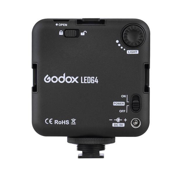 Godox LED64 LED Lamp Video Light for DSLR Camera Camcorder mini DVR Interview Macro photography 8