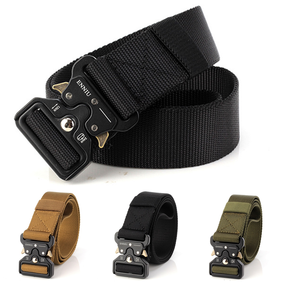 Survival Military Nylon Belts For Men Tactical Belt Waist Belt Strap Military Emergency EDC Gadget 12