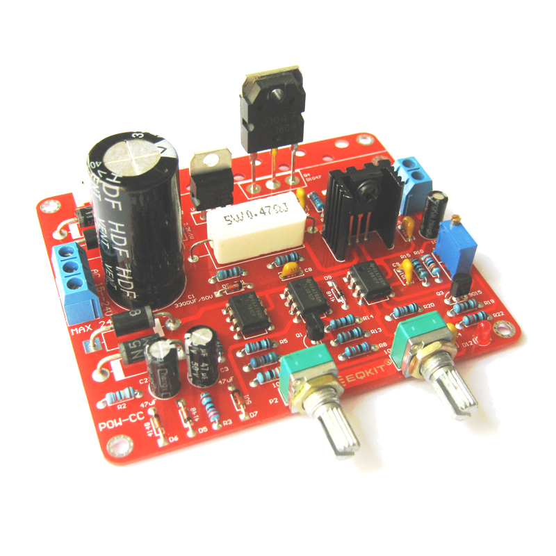 EQKIT® Constant Current Power Supply Module Kit DIY Regulated DC 0-30V 2mA-3A Adjustable 14