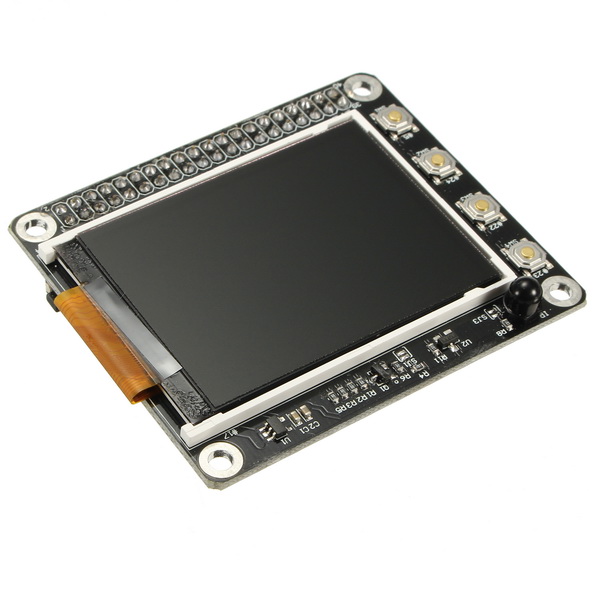 2.2" 320x240 TFT Screen LCD Display HAT With Buttons IR Sensor For Raspberry Pi 3B / 2B / B+ 8