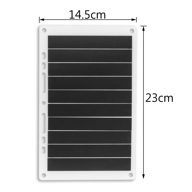 Ultra-thin 5V 10W 1.2A Monocrystalline Portable USB Solar Charging Board Solar Panel For Outdoor Mobile Phone 15