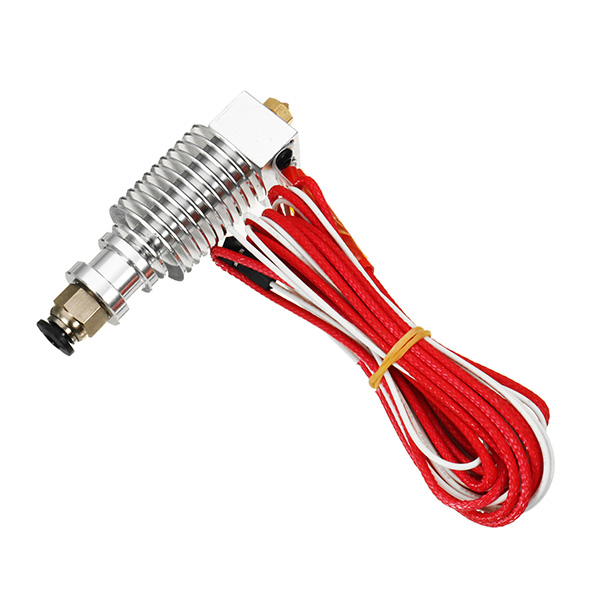 V6 J-head Extruder 1.75mm Volcano Block Long Distance Nozzle Kits With Cooling Fan For 3D Printer 14