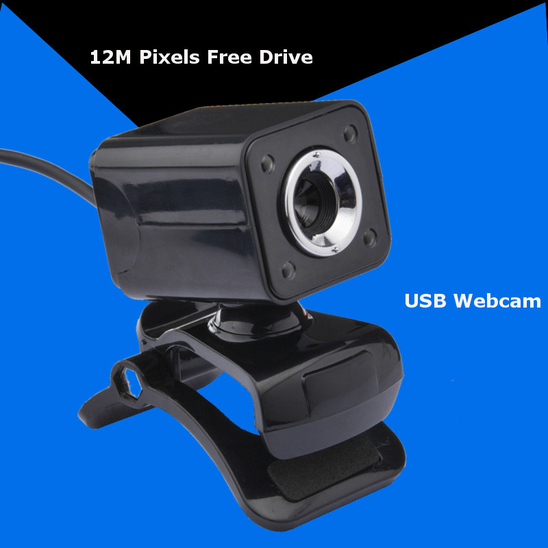 A862 360º Rotating HD 12.0M Pixels 4 LED lights Webcams for Laptop PC 9