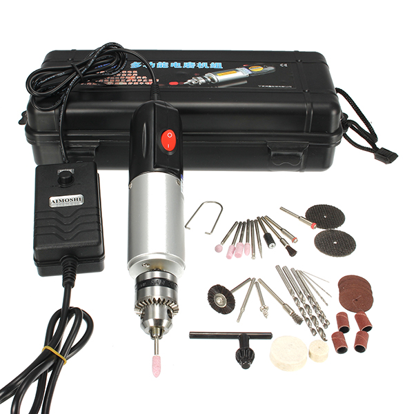 220V 72W Micro Electric Hand Drill Adjustable Variable Speed Electric Drill
