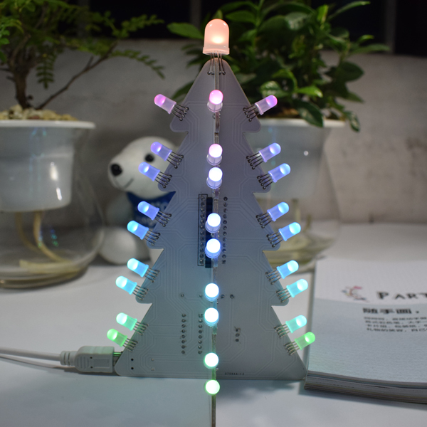Geekcreit® DIY Light Control Full Color LED Big Size Christmas Tree Tower Kit 66