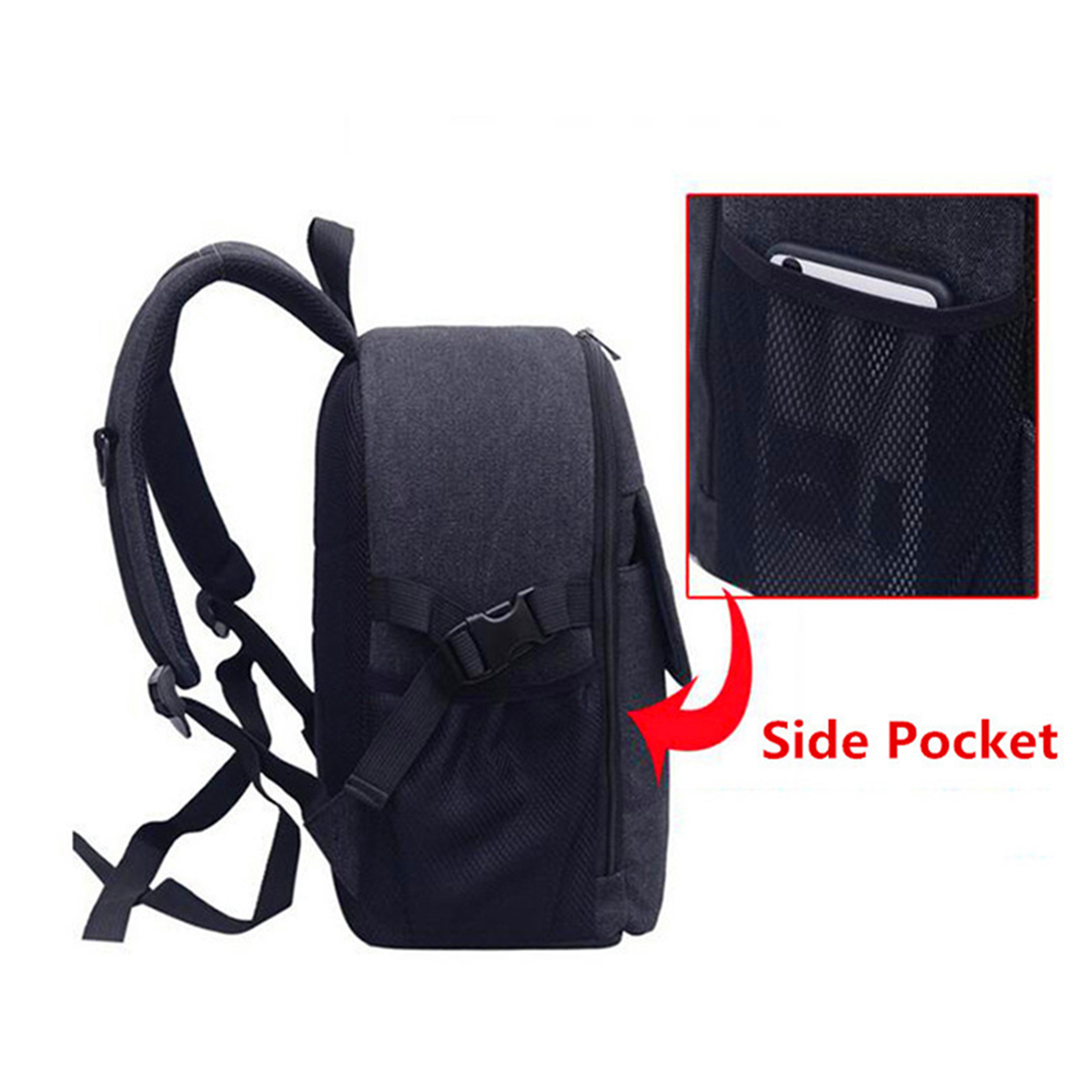 Waterproof Outdoor Backpack Rucksack Shoulder Travel Bag Case For DSLR Camera 11
