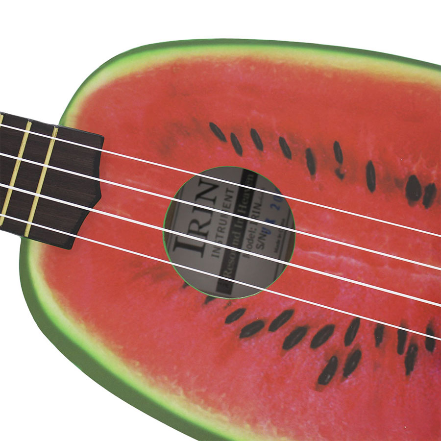 IRIN 21 Inch Basswood Soprano Watermelon-style Kiwi-style Ukulele 4 String Uke - Photo: 4
