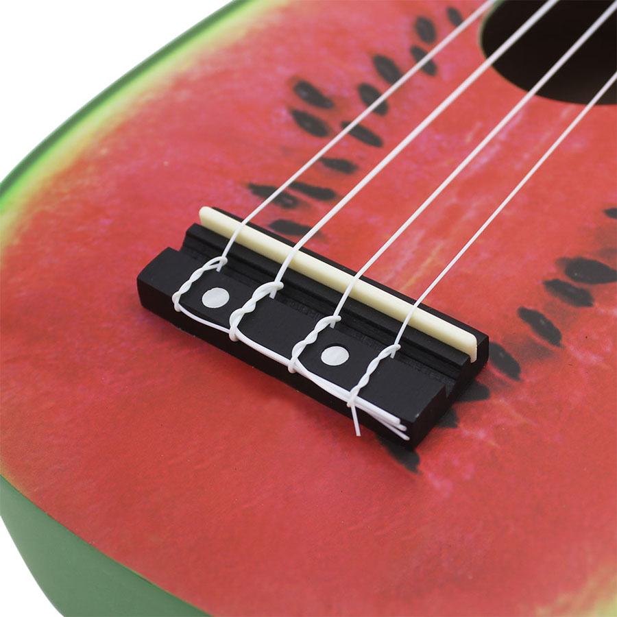 IRIN 21 Inch Basswood Soprano Watermelon-style Kiwi-style Ukulele 4 String Uke - Photo: 5
