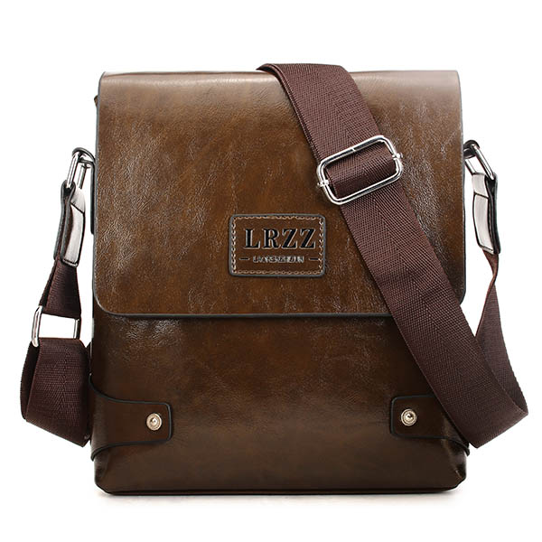 Men Bag, PU Business Shoulder Package, Male Casual Messenger Briefcase,  Black Brown Crossbody Bag,