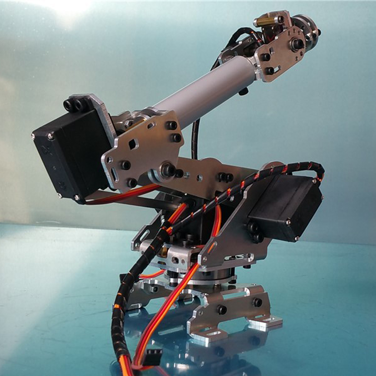 6DOF Mechanical Robot Arm Claw With Servos For Robotics Arduino DIY Kit 7