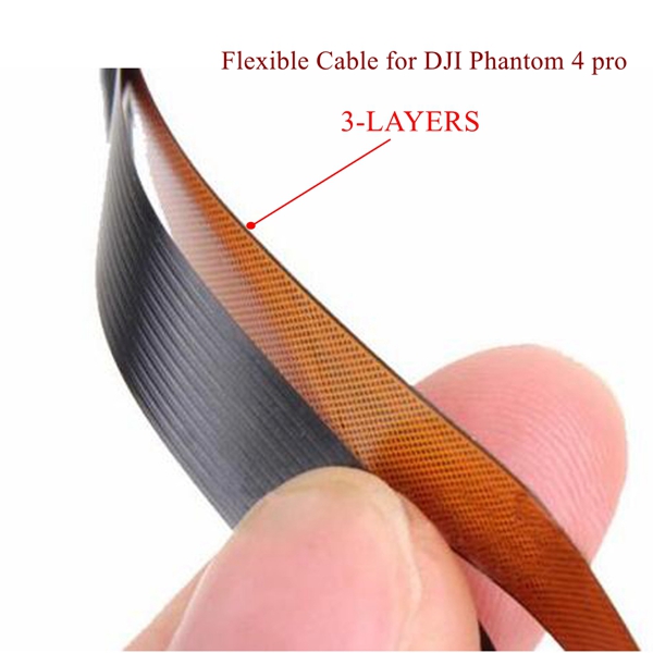 Flexible Gimbal Flat Ribbon Flex Cable + Yaw Bracket for DJI Phantom 4 Pro - Photo: 6