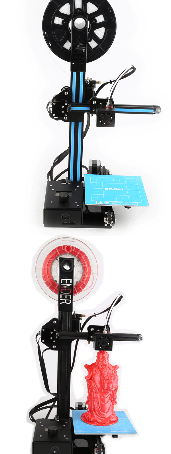 Creality 3D® Ender-2 DIY 3D Printer Kit 150*150*200mm Printing Size With Auto Leveling 1.75mm 0.4mm Nozzle 13