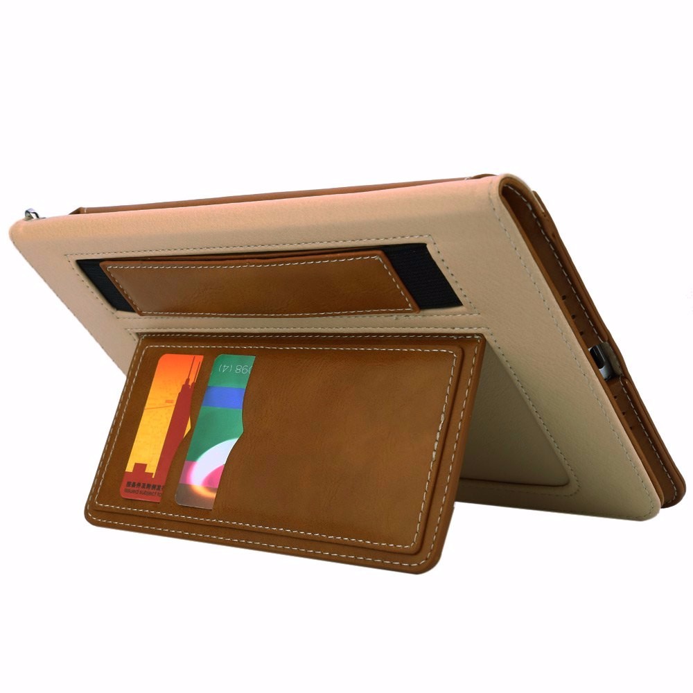 Multifunctional Card Slot Lanyard Leather Case For iPad Mini 4 19