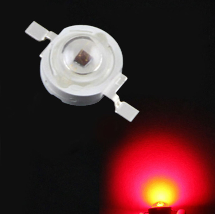 ZX 5pcs 1W 600nm Red Light Plant Growing LED Lamp Chip Garden Greenhouse Seedling Lights