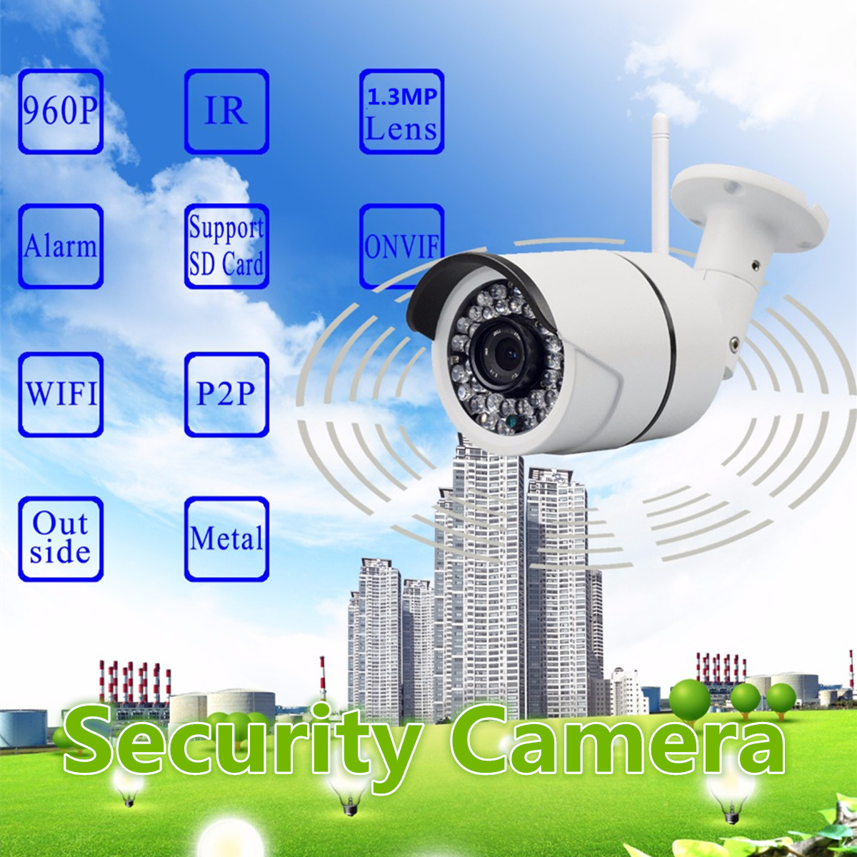 960P Wireless WiFi Network Security CCTV IP Camera Night Vision Video Webcam 17