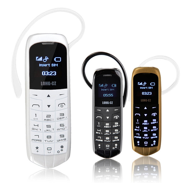 LONG-CZ J8 Bluetooth Headset Mini Cellphone