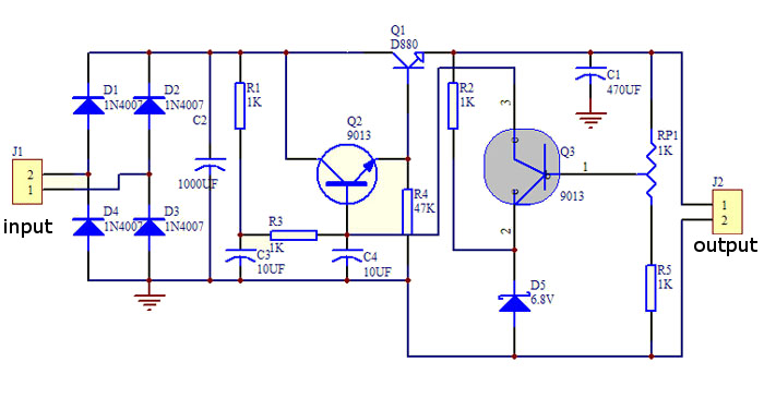 3Pcs DIY D880 Transistor Series Power Supply Regulator Module Board Kit 8