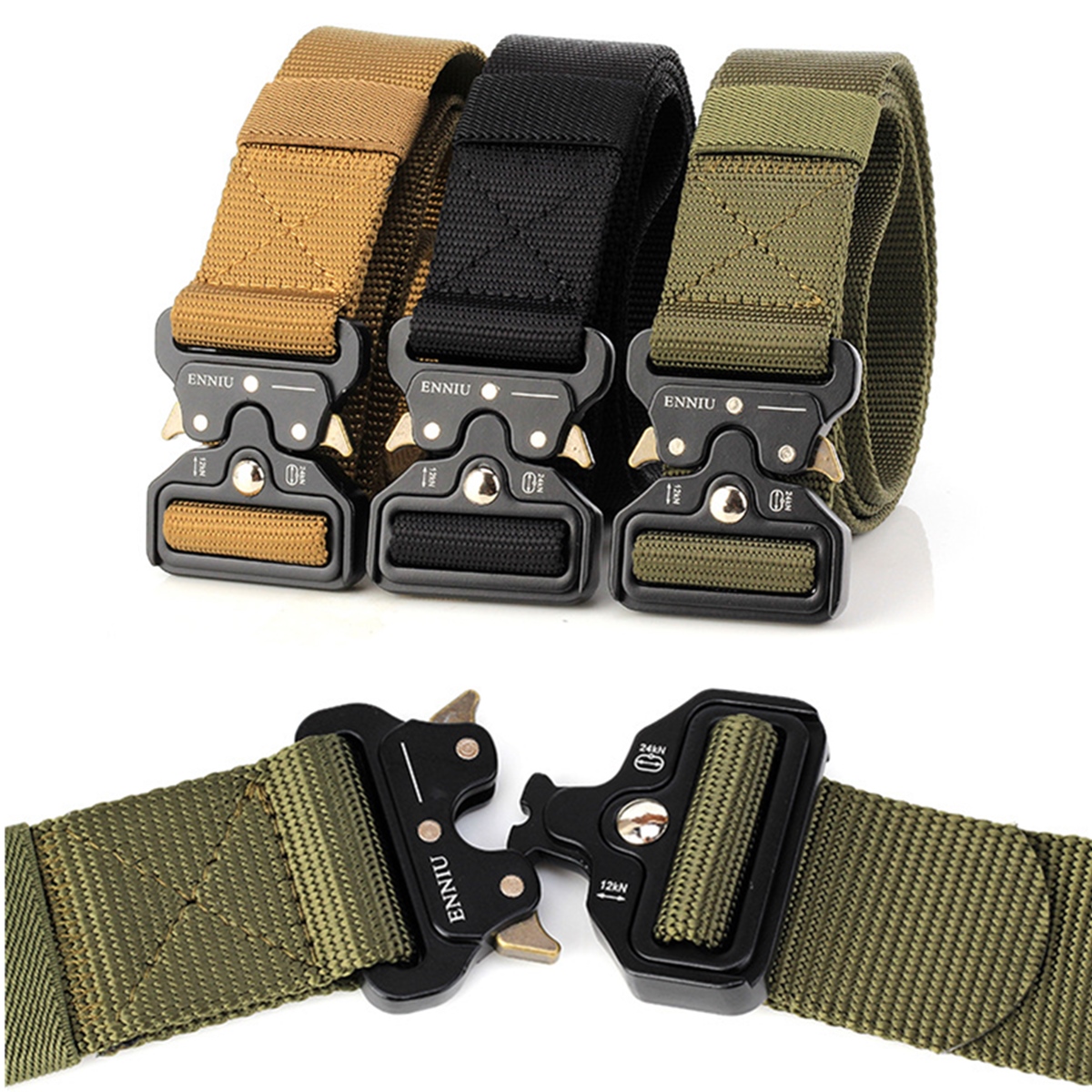 Survival Military Nylon Belts For Men Tactical Belt Waist Belt Strap Military Emergency EDC Gadget 11