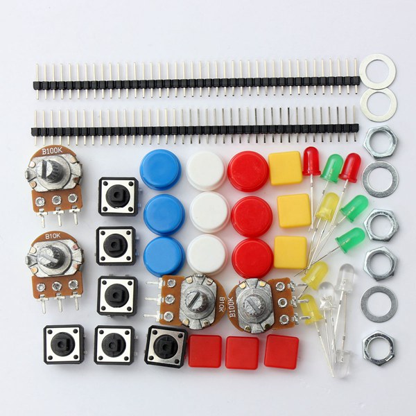 5Pcs Electronic Parts Component Resistors Switch Button Kit For Arduino 88