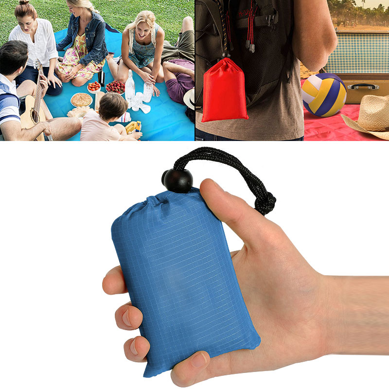 

KCASA KC-PMP2 150cm Outdoor Travel Camping Folding Picnic Handy Mat Portable Pocket Waterproof Beach Mat With Storage Bag