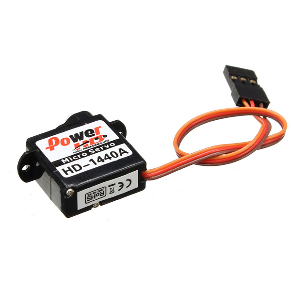 Power HD-1440A 0.8KG 4.4g Micro Servo Steering Engine Compatible with Futaba/JR RC Car Part - Photo: 1