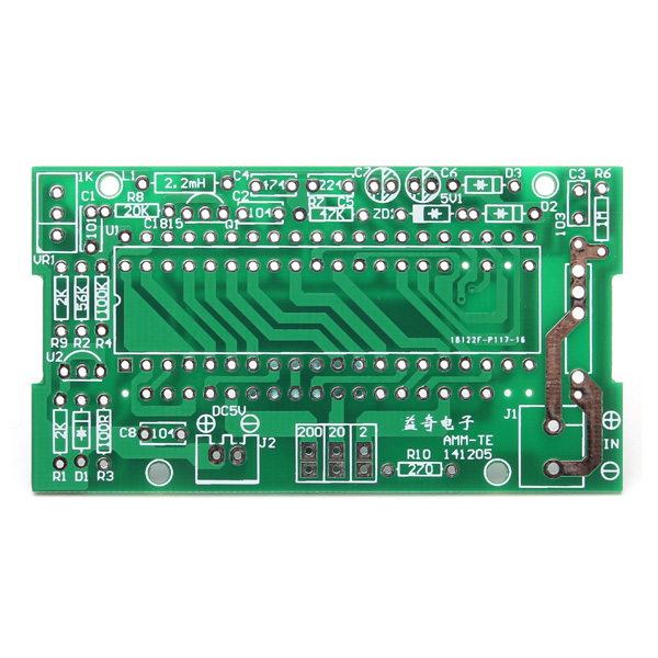 3Pcs ICL7107 4 Digital Ammeter DIY Kit Electronic LED Soldering Set 52