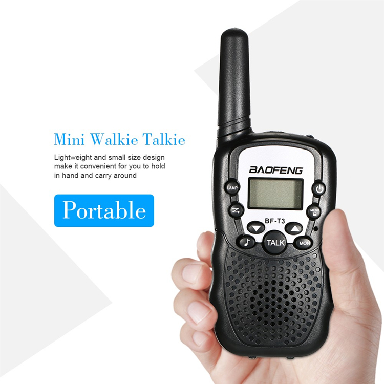 2Pcs Baofeng BF-T3 Radio Walkie Talkie UHF462-467MHz 8 Channel Two-Way Radio Transceiver Built-in Flashlight 5 Color for Choice 15