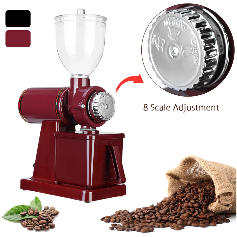 110V Electric Coffee Bean Grinder Adjustable Espresso Mill Blender Grindering Coffe Power Tool 8