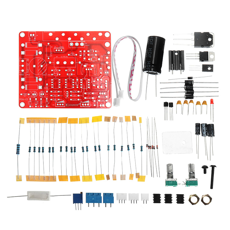 EQKIT® Constant Current Power Supply Module Kit DIY Regulated DC 0-30V 2mA-3A Adjustable 12