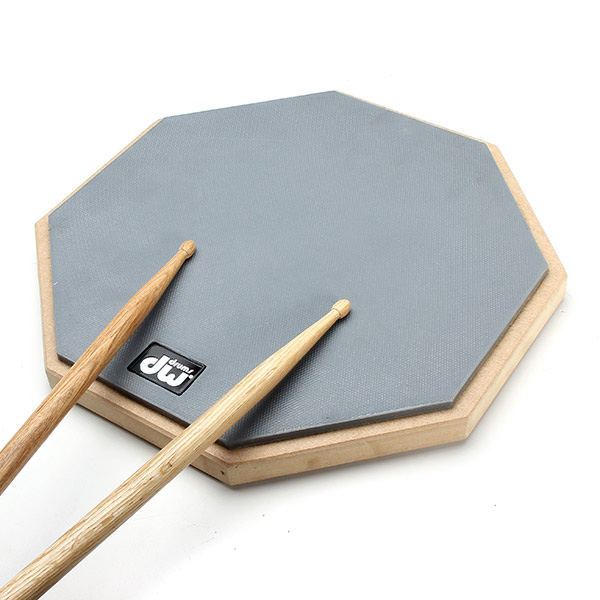 12'' Rubber Practice Drum Pad Silence Drum For Beginner