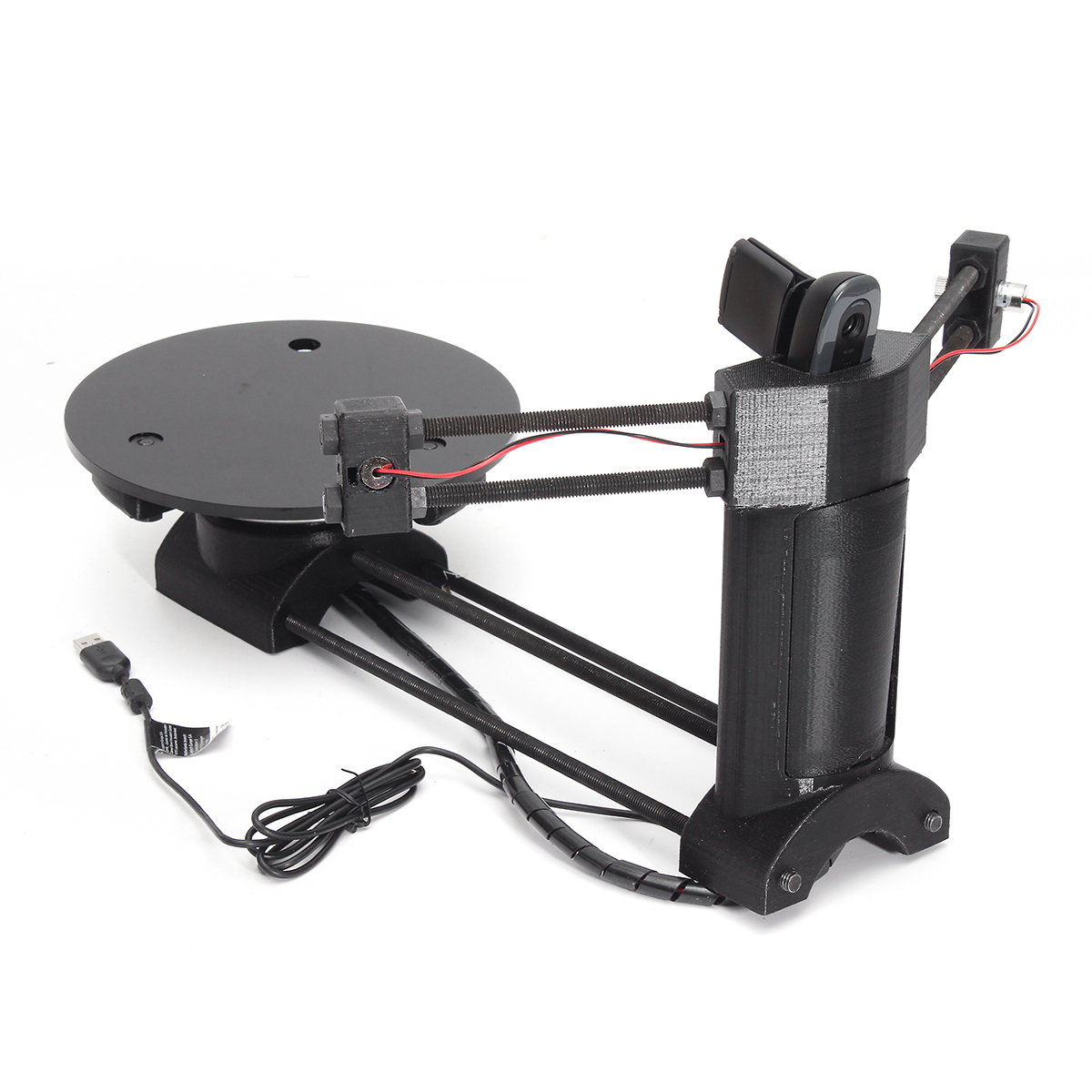 Black DIY 3D Laser Scanner Adapter Plate For Ciclop 3D Printer 11